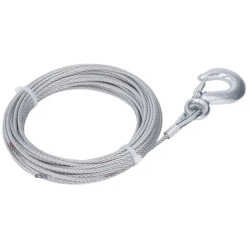 Cable de cabrestante Acero Galva Diám. 5 mm Largo 6 m GS76036--09121719 PIECESBATEAUX.COM