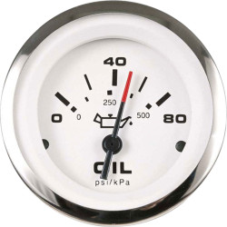 Indicador de presión de aceite 0-80 PSI (Lido Pro) 59653FE PIECESBATEAUX.COM