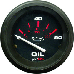 Indicatore di pressione dell'olio 0-80 PSI (Amega) 57903E PIECESBATEAUX.COM