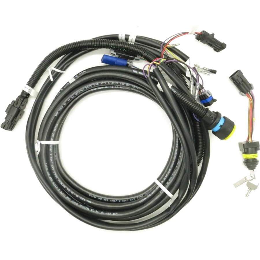 Fascio MERCURY 14 pin 20 piedi con interruttore a chiave 896537K20 PIECESBATEAUX.COM