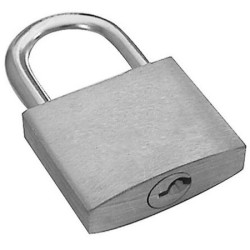 Candado de acero inoxidable con asa de 40 mm 002624--EURO PIECESBATEAUX.COM