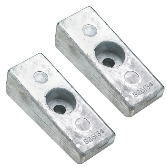Anode d'Embase MERCURY (vendu par 2) 826134 PIECESBATEAUX.COM