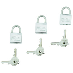 Set di 3 lucchetti identici Marinox 30 mm 002626--EURO PIECESBATEAUX.COM