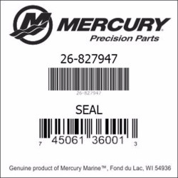 Guarnizione asta passaggio cambio MERCURY 8-15CV 4-Tempi 827947 PIECESBATEAUX.COM