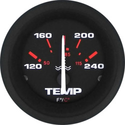 Indicatore di temperatura dell'acqua USA 120-240 °F (Amega) 57904E PIECESBATEAUX.COM