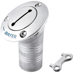 Bocchettone di riempimento acqua 38 mm in acciaio inossidabile 316L 09120803 PIECESBATEAUX.COM