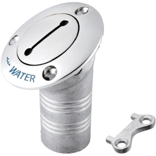 Bocchettone di riempimento acqua 38 mm in acciaio inossidabile 316L 09120803 PIECESBATEAUX.COM