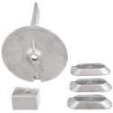 Kit de ánodos de magnesio YAMAHA 40 a 60 CV 4-Tiempos YAM-KIT6MG PIECESBATEAUX.COM