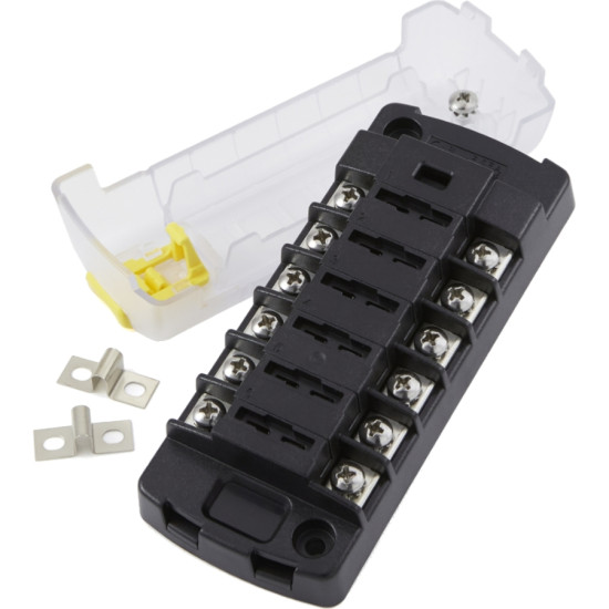 Caja de fusibles de 6 circuitos independientes BS-5035 PIECESBATEAUX.COM