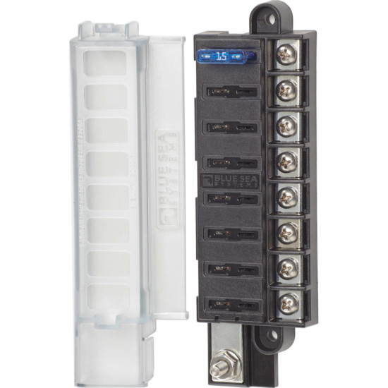 Scatola portafusibili compatta 8 circuiti BS-5046 PIECESBATEAUX.COM