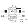 Scatola portafusibili a 6 circuiti con massa comune BS-5025 PIECESBATEAUX.COM