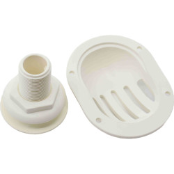 Pasacascos de 3/4" en Marelon con filtro 43250840 PIECESBATEAUX.COM