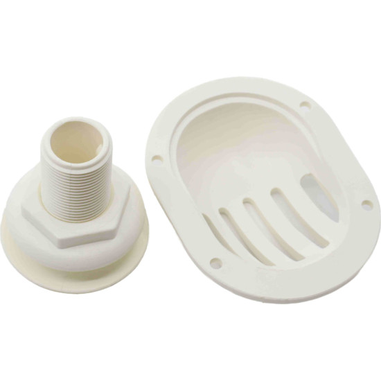 Passascafo 3/4" in Marelon con filtro 43250840 PIECESBATEAUX.COM