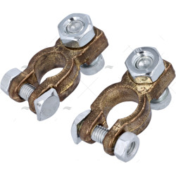 Par de terminales de batería M10 de latón 41252033 PIECESBATEAUX.COM