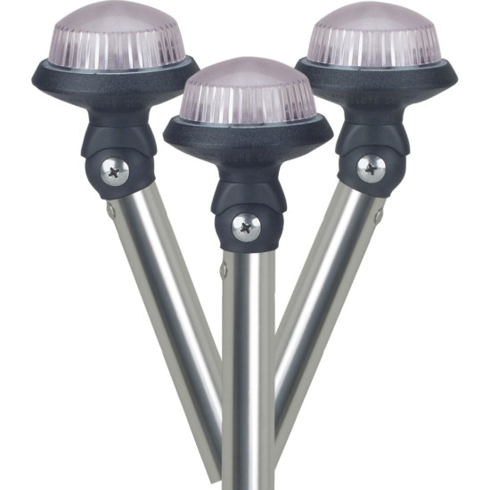 Feu de Mouillage Blanc 360° amovible PERKO long 1066 mm 23500153 PIECESBATEAUX.COM