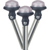 Feu de Mouillage Blanc 360° amovible PERKO long 1066 mm 23500153 PIECESBATEAUX.COM