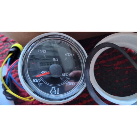 SmartCraft Black Water Temperature Gauge 8M0052842 PIECESBATEAUX.COM