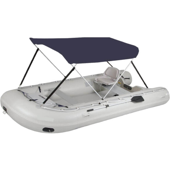Bimini Aluminium 2 Bögen 1,30/1,50 m Blau OCEMA0602B PIECESBATEAUX.COM
