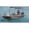 Bimini Aluminium 2 Bögen 1,30/1,50 m Blau OCEMA0602B PIECESBATEAUX.COM