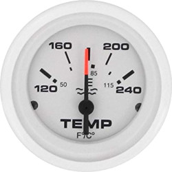 Indicador de temperatura del agua 120-240 °F (Ártico) 68376E PIECESBATEAUX.COM