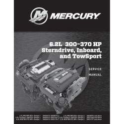 Manual de servicio MERCRUISER 6.2 MPI 300-370 8M0119306 PIECESBATEAUX.COM