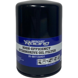 Filtro olio ad alta efficienza per motori MERCRUISER, VOLVO e OMC (lungo) 881126K01 PIECESBATEAUX.COM