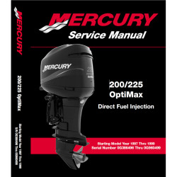 Manuale di servizio MERCURY 200/225 OPTIMAX 855348R02 PIECESBATEAUX.COM