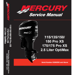 Manuale di servizio MERCURY 115-175 OPTIMAX 8M0057453 PIECESBATEAUX.COM