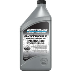 Olio per fuoribordo 4 Tempi QUICKSILVER 10W30 (1L) Semisintetico 8M0152563--8M0206995 PIECESBATEAUX.COM