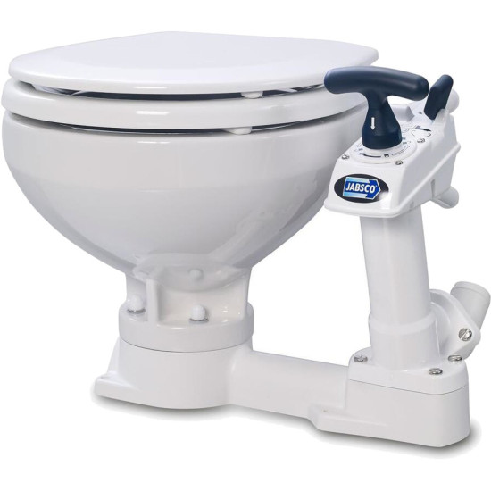 WC compatto manuale JABSCO Twist'N'Lock JAB29090-5000 PIECESBATEAUX.COM