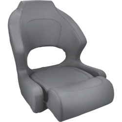 Sedile pilota di lusso grigio con cuscino 90700143 PIECESBATEAUX.COM