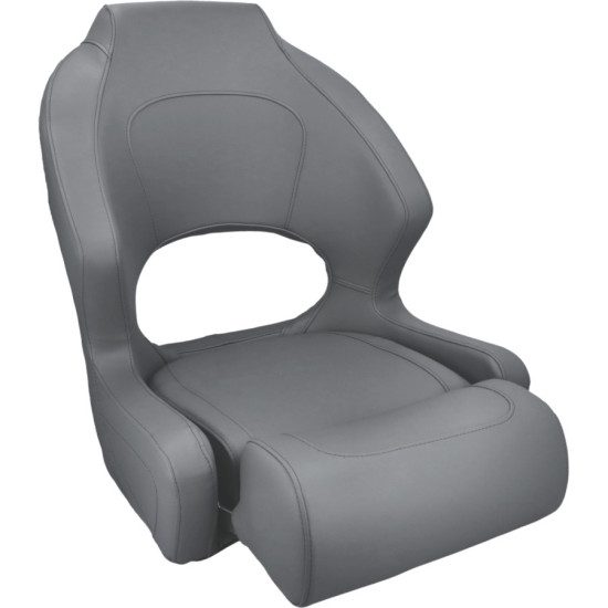Deluxe pilot seat, gray bolster 90700143 PIECESBATEAUX.COM