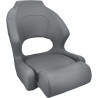 Asiento de piloto de lujo con cojín gris 90700143 PIECESBATEAUX.COM