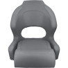 Deluxe pilot seat, gray bolster 90700143 PIECESBATEAUX.COM