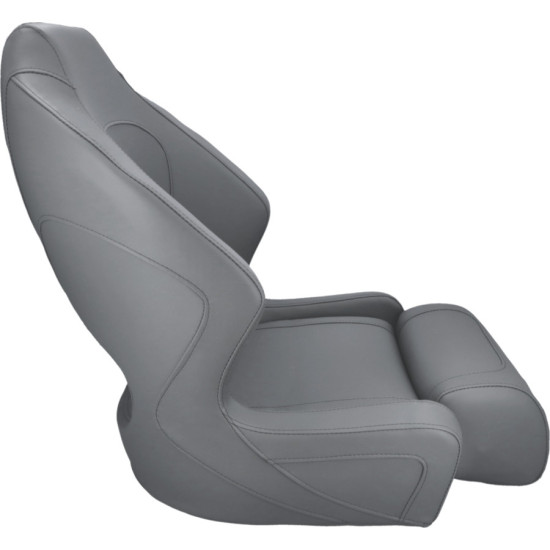 Deluxe pilot seat, gray bolster 90700143 PIECESBATEAUX.COM