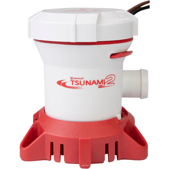 Pompa di sentina ATTWOOD T500 MK2 TSUNAMI 1800L/h 12V 90804606 PIECESBATEAUX.COM