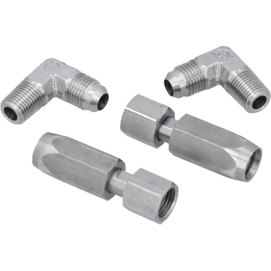 Jeu de raccords coudés INOX vérin LECOMBLE & SCHMITT 2200023 PIECESBATEAUX.COM
