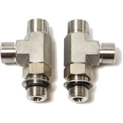 Tés 3/8 x 3/8 x ORB (x2) HF6006 PIECESBATEAUX.COM