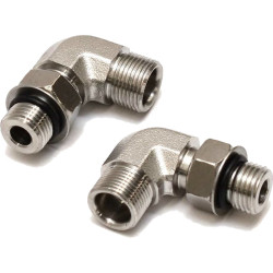 Raccordi a gomito 90° 3/8 ORB (x2) HF6004 PIECESBATEAUX.COM