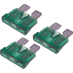Fusibles enchufables ATO / ATC 30 A Verde (lote de 3 unidades) 000378--EURO PIECESBATEAUX.COM