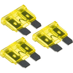 Fusibles enchufables ATO / ATC 20 A Amarillo (lote de 3) 000376--EURO PIECESBATEAUX.COM