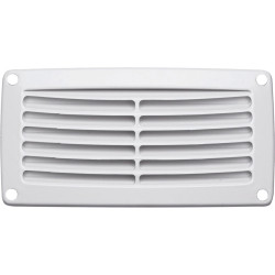Griglia di aerazione in ABS bianco 206x106mm 04000490 PIECESBATEAUX.COM
