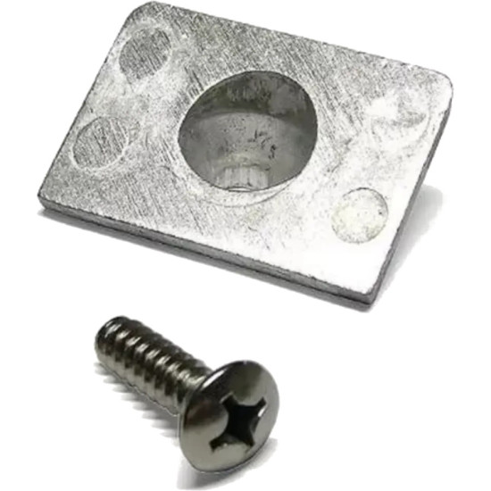 Ánodo Placa de aluminio MERCURY 6 a 15Cv 42121Q02 PIECESBATEAUX.COM