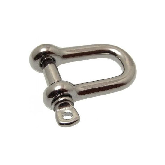 Manille Droite Inox 6 mm 5215 PIECESBATEAUX.COM