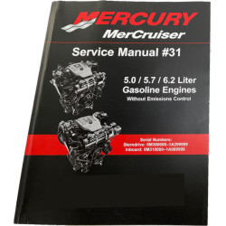 Manual de servicio MERCRUISER 5.0L, 5.7L, 6.2L MPI y 350 MAG 864260T00 PIECESBATEAUX.COM