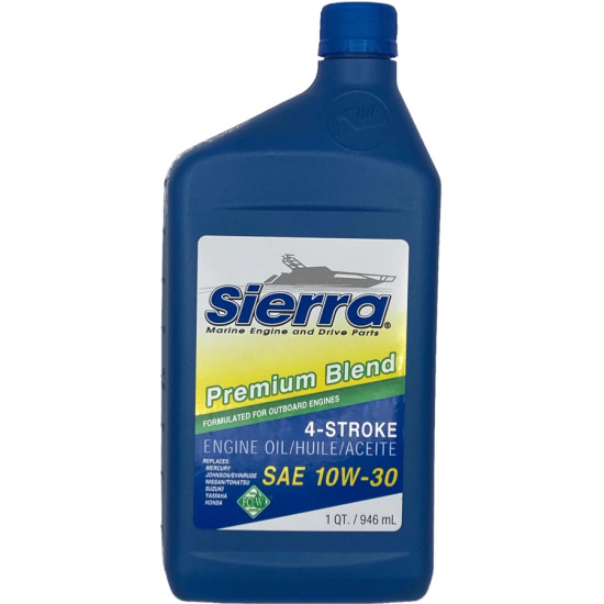 Olio 4 Tempi 10W30 Minerale SIERRA (0,95 L) 18-9420-2 PIECESBATEAUX.COM