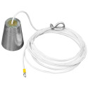 Anodo de mojado para colgar 1 kg de aluminio APE001 PIECESBATEAUX.COM