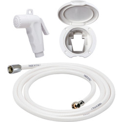 Doccia di coperta con alloggiamento e flessibile da 5 m CA-NI2485 PIECESBATEAUX.COM
