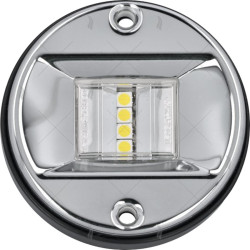 Fanale di poppa bianco 135° LED acciaio inox ø76mm 43250786 PIECESBATEAUX.COM