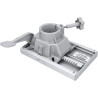 Support de Siège Rotatif 254x127 tube 73mm avec glissière 90700290 PIECESBATEAUX.COM